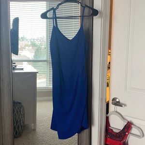 Navy blue dress